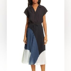 Club Monaco Shoanah Colorblock Midi Dress